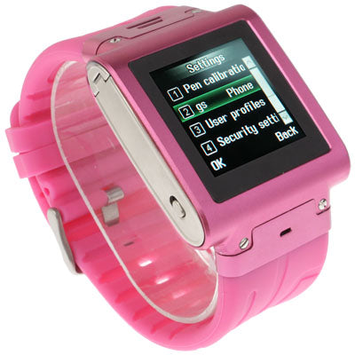 W838 Wrist Watch Phone, Network: 2G, IP67 Waterproof, JAVA FM Bluetooth, Built in 2GB, Micro SIM Card