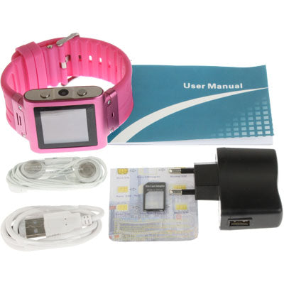 W838 Wrist Watch Phone, Network: 2G, IP67 Waterproof, JAVA FM Bluetooth, Built in 2GB, Micro SIM Card