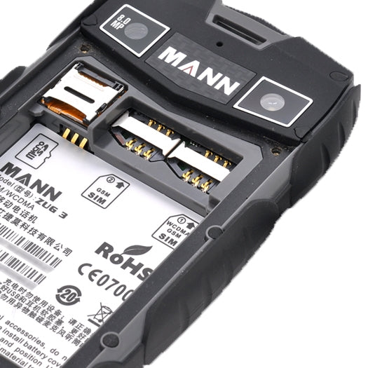 MANN ZUG 3 Phone, Network: 3G, IP68 Waterproof Dustproof Shockproof, 4.0 inch MSM8212 Quad Core 1.2GHz, RAM: 1GB