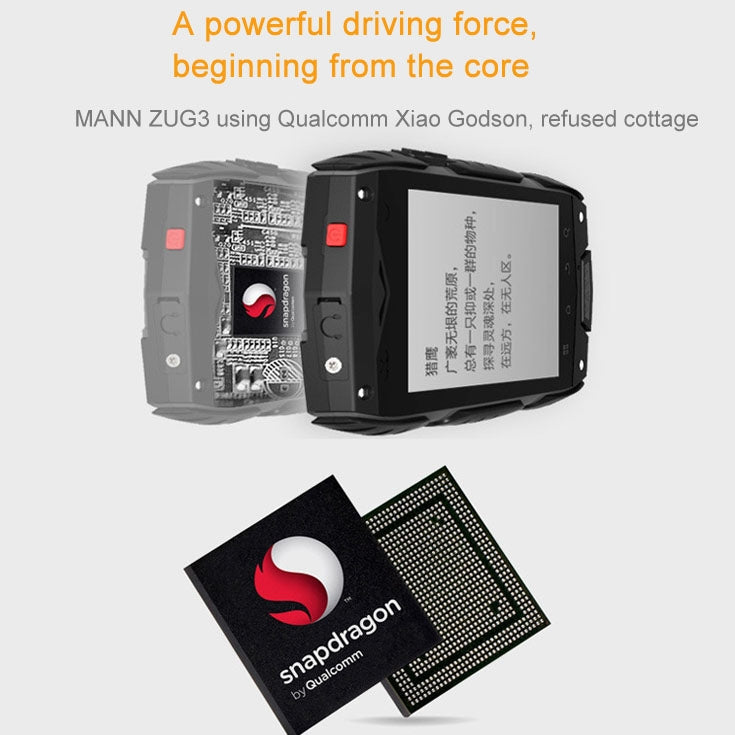 MANN ZUG 3 Phone, Network: 3G, IP68 Waterproof Dustproof Shockproof, 4.0 inch MSM8212 Quad Core 1.2GHz, RAM: 1GB