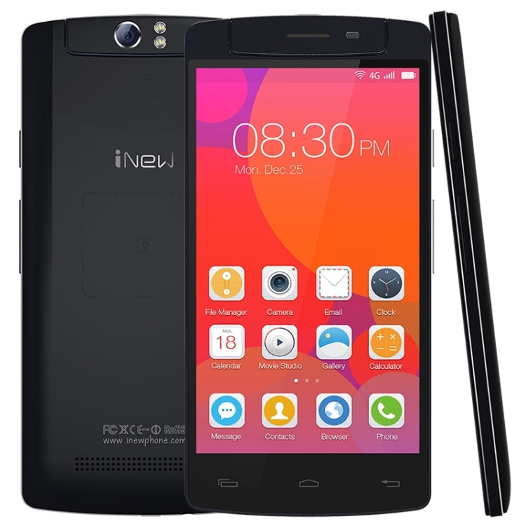 iNEW V8 Plus, 2GB+16GB, 6.8mm Body Thickness, Rotatable Camera, 5.5 inch MTK6592m Octa Core 1.4GHz, Network: 3G