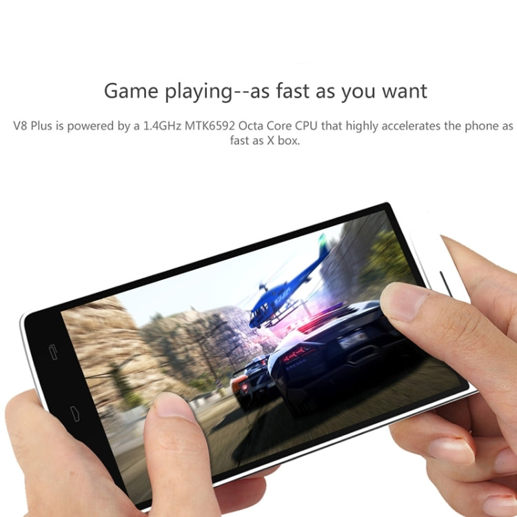 iNEW V8 Plus, 2GB+16GB, 6.8mm Body Thickness, Rotatable Camera, 5.5 inch MTK6592m Octa Core 1.4GHz, Network: 3G