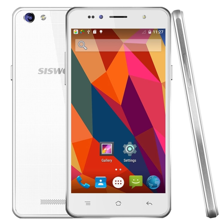 SISWOO Longbow C50 8GB, Network: 4G, 5.0 inch HD OGS Full Lamination Screen Android 5.1 MTK6735 Quad Core 1.5GHz, RAM: 1GB, Infrared Remote Control, OTG, GPS(White)