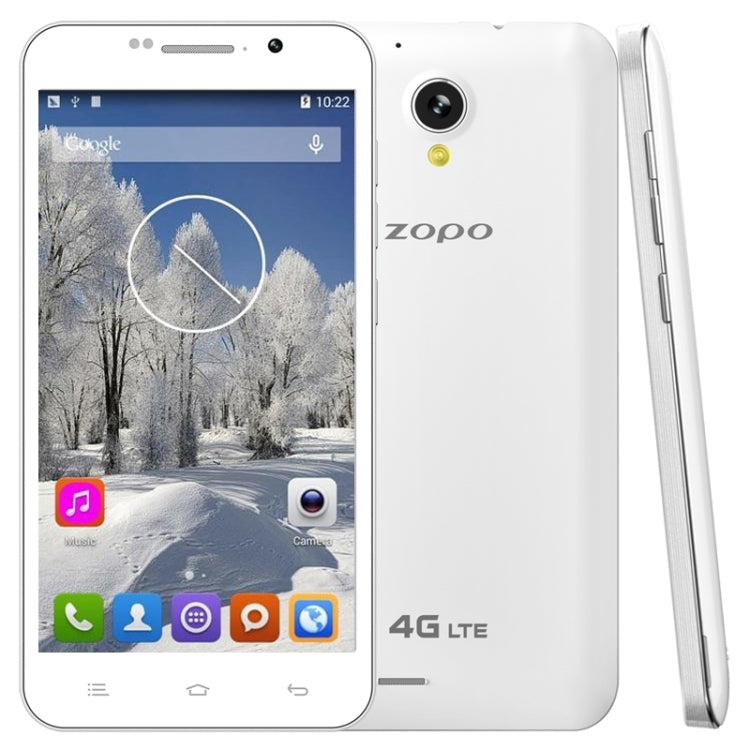 ZOPO ZP320+, 1GB+8GB, Dual SIM, 5.0 inch Android 4.4 MT6582M Quad Core up to 1.3GHz, Network: 4G