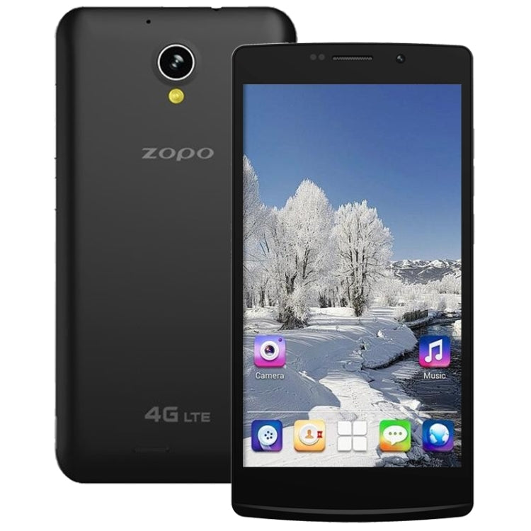 ZOPO ZP520+, 1GB+8GB, Dual SIM, 5.5 inch Android 4.4 MT6582M Quad Core up to 1.3GHz, Network: 4G