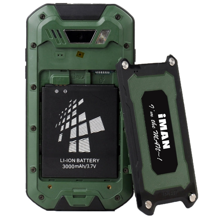 iMAN i5800, 1GB+8GB, IP67 Waterproof Dustproof Shockproof, 4.5 inch Android OS 4.4, MTK6582 Quad Core 1.3GHz, Network: 3G