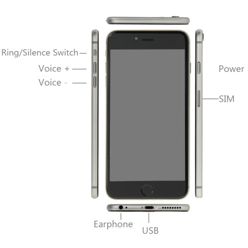 6SP 3G Smart Phone 8GB, 5.5 inch, MT6582 Quad Core 1.3GHz, RAM: 1GB, 8.0MP Rear Camera