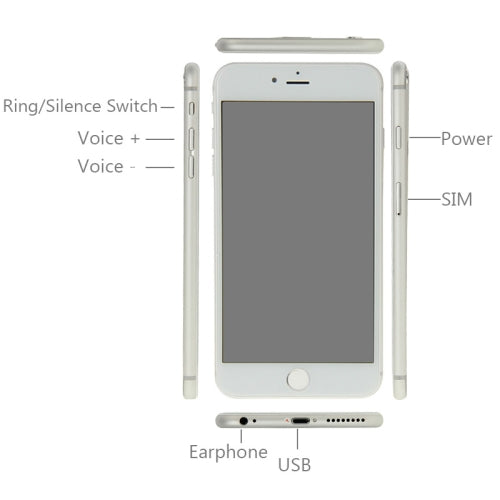 6SP 3G Smart Phone 8GB, 5.5 inch, MT6582 Quad Core 1.3GHz, RAM: 1GB, 8.0MP Rear Camera