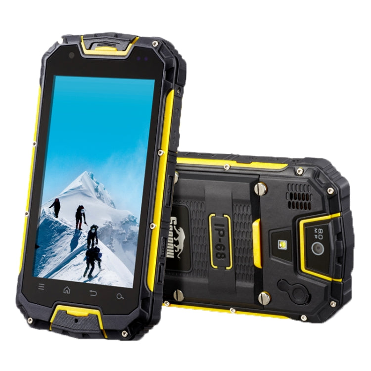 Snopow M8, 1GB+4GB, IP68 Waterproof Dustproof Shockproof, 4.5 inch MTK6582 Quad Core 1.3GHz, Network: 3G