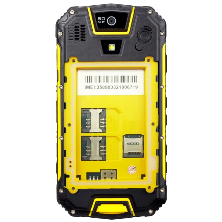 Snopow M8, 1GB+4GB, IP68 Waterproof Dustproof Shockproof, 4.5 inch MTK6582 Quad Core 1.3GHz, Network: 3G
