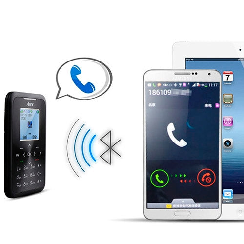 AIEK M6 GSM Card Mobile Phone, 5.9mm Ultra Thin Mini 1.44 inch, Support Bluetooth / FM, Network: 2G