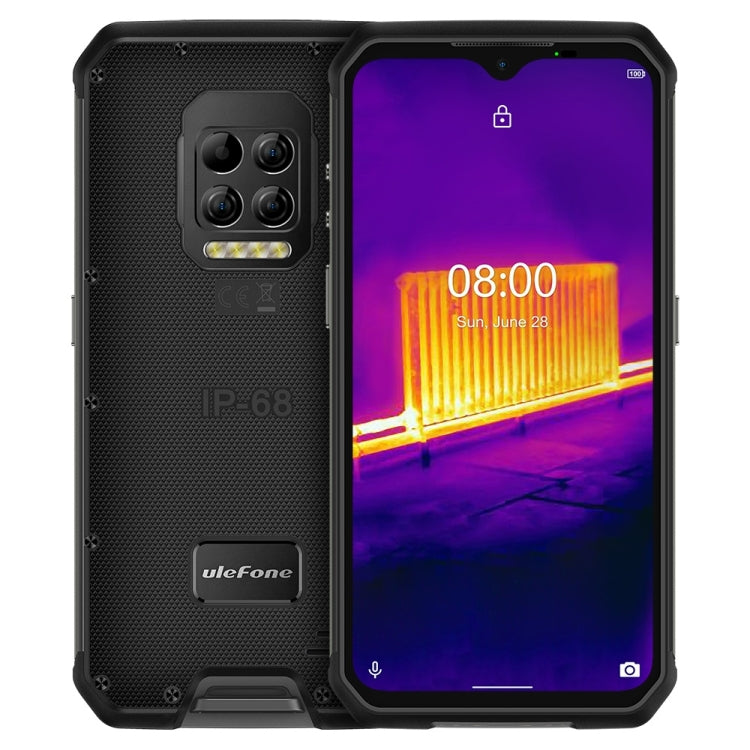 Smart Phone,  8GB+128GB, Triple Back Cameras, IP68/IP69K Waterproof Dustproof Shockproof, Face ID & Fingerprint Identification, 6600mAh Battery, 6.3 inch Android 10.0 Helio P90 MTK6779 Octa-core 64-bit up to 2.2GHz, Network: 4G, OTG, NFC(Black)