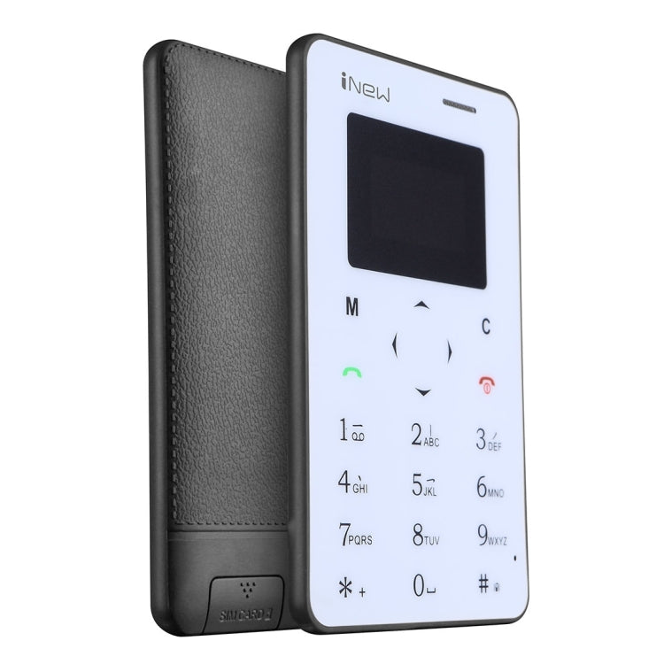 iNew Mini 1 Ultrathin Card Phone, Small Size, 0.96 inch Screen Single Micro SIM, Bluetooth