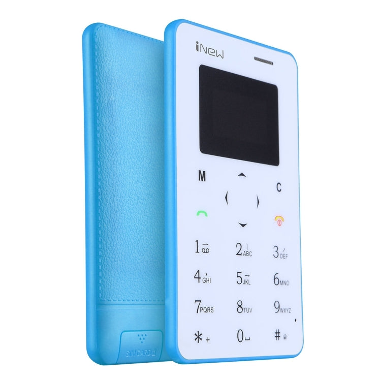 iNew Mini 1 Ultrathin Card Phone, Small Size, 0.96 inch Screen Single Micro SIM, Bluetooth