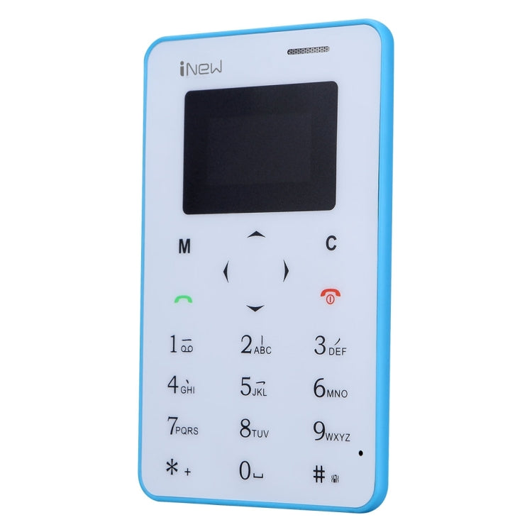 iNew Mini 1 Ultrathin Card Phone, Small Size, 0.96 inch Screen Single Micro SIM, Bluetooth