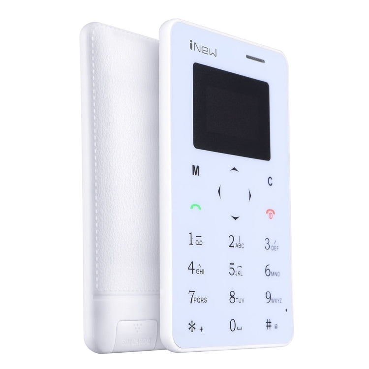 iNew Mini 1 Ultrathin Card Phone, Small Size, 0.96 inch Screen Single Micro SIM, Bluetooth