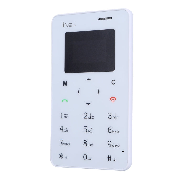 iNew Mini 1 Ultrathin Card Phone, Small Size, 0.96 inch Screen Single Micro SIM, Bluetooth