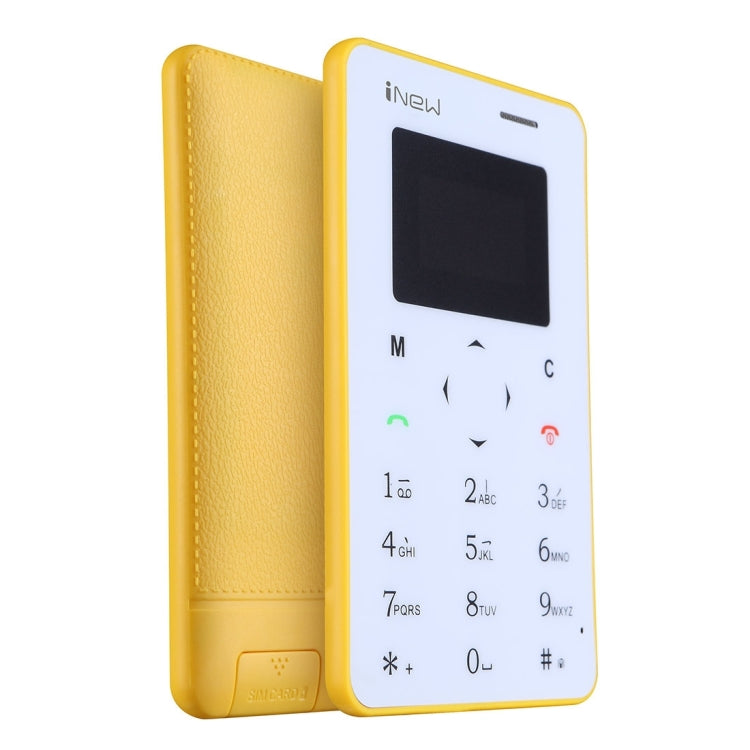 iNew Mini 1 Ultrathin Card Phone, Small Size, 0.96 inch Screen Single Micro SIM, Bluetooth