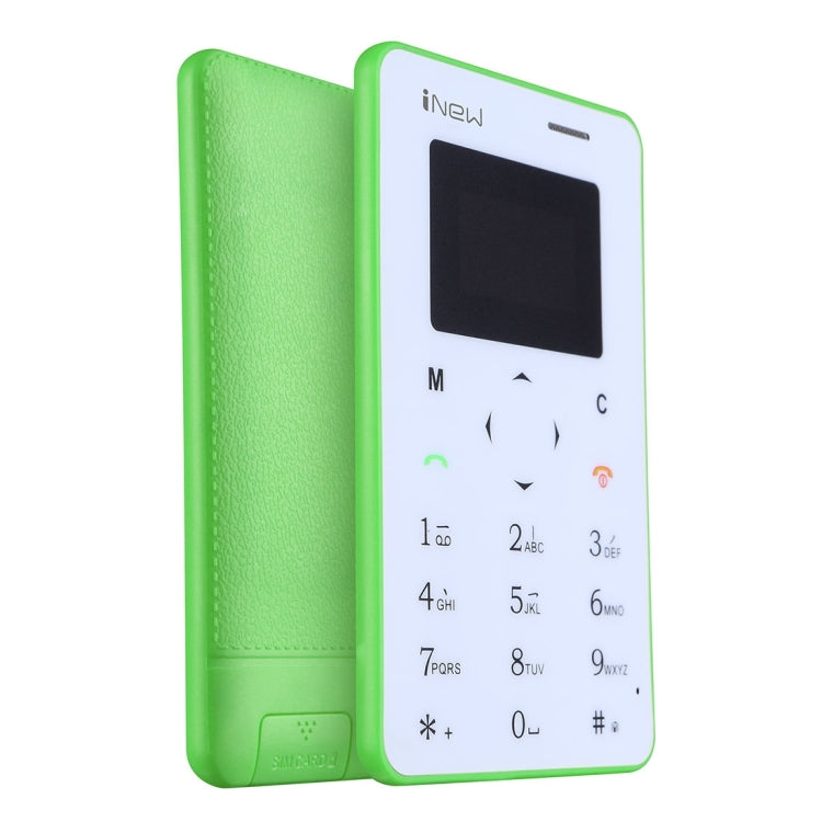 iNew Mini 1 Ultrathin Card Phone, Small Size, 0.96 inch Screen Single Micro SIM, Bluetooth