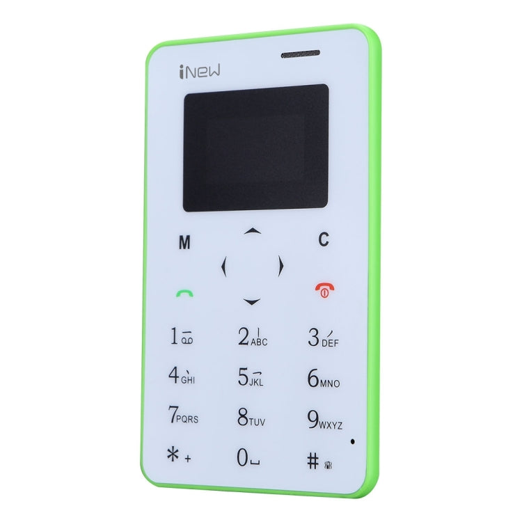 iNew Mini 1 Ultrathin Card Phone, Small Size, 0.96 inch Screen Single Micro SIM, Bluetooth