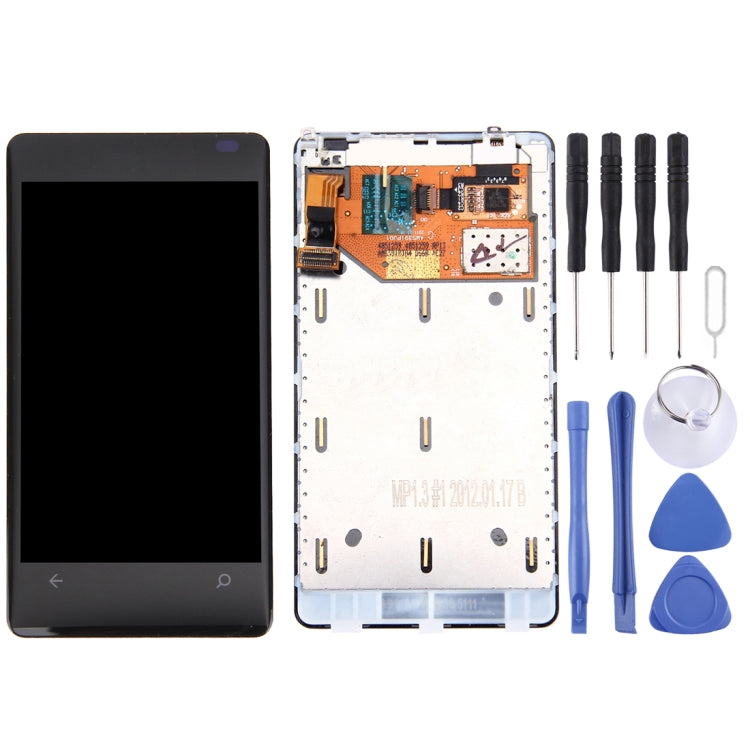 Original LCD Screen and Digitizer Full Assembly Digitizer for Nokia 800