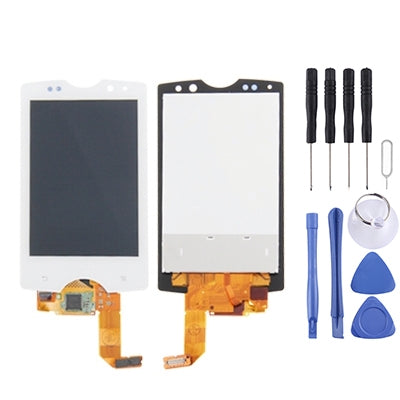 OEM LCD Screen for Sony Ericsson SK17i with Digitizer Assembly(White)