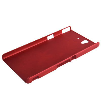 Pure Color Butterful Pattern Plastic Case for Sony Yuga C6603