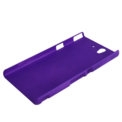 Pure Color Butterful Pattern Plastic Case for Sony Yuga C6603