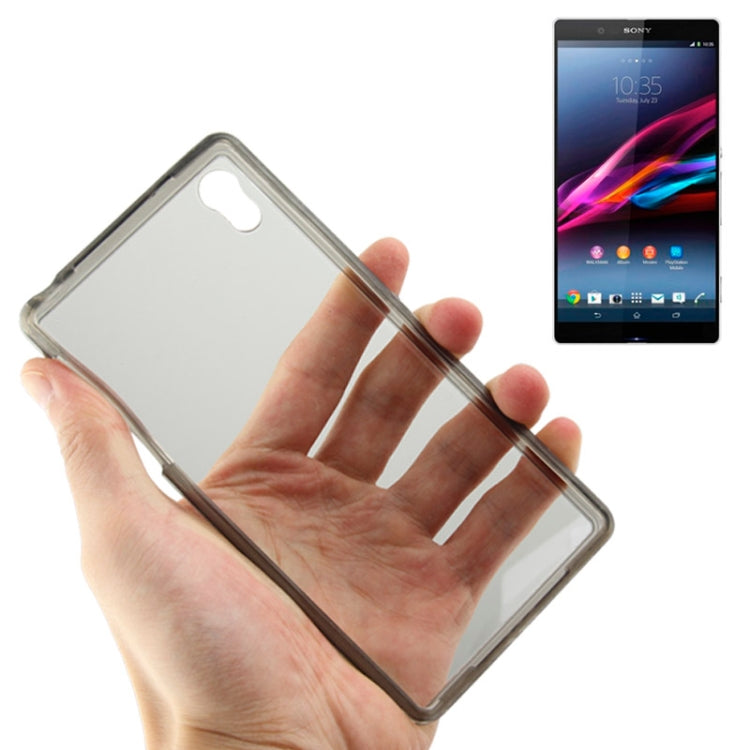 Transparent Plastic + TPU Frame Case for Sony Xperia Z2 / L50w