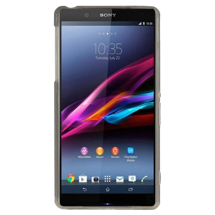 Transparent Plastic + TPU Frame Case for Sony Xperia Z2 / L50w