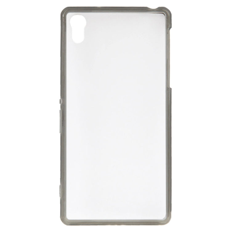 Transparent Plastic + TPU Frame Case for Sony Xperia Z2 / L50w