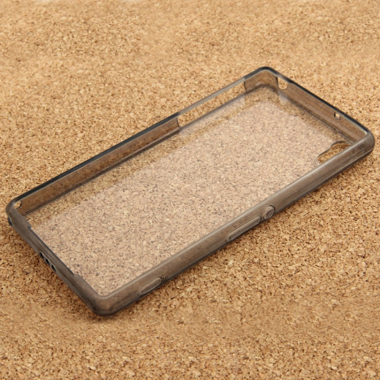 Transparent Plastic + TPU Frame Case for Sony Xperia Z2 / L50w