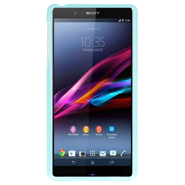 Transparent Plastic + TPU Frame Case for Sony Xperia Z2 / L50w