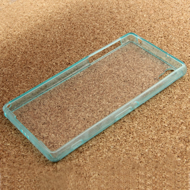 Transparent Plastic + TPU Frame Case for Sony Xperia Z2 / L50w
