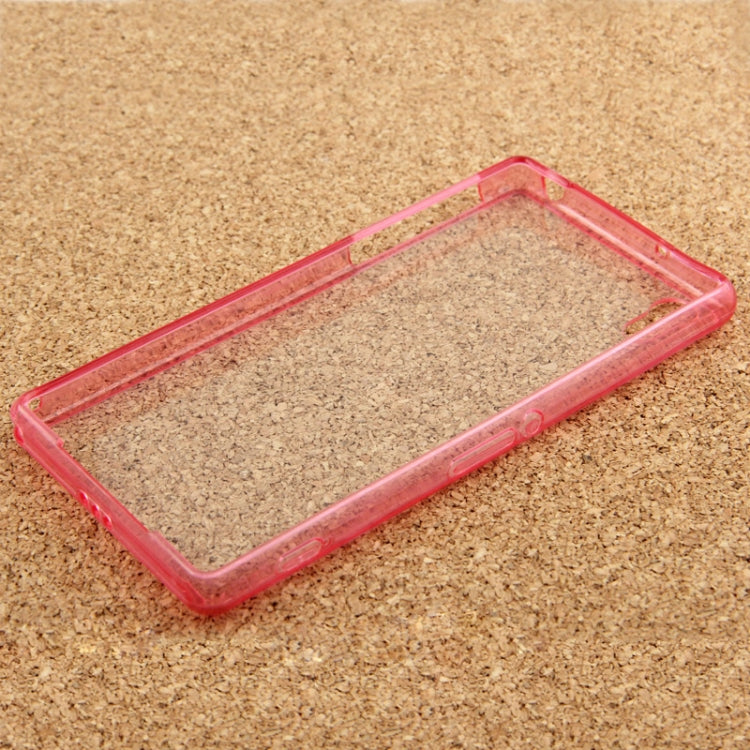 Transparent Plastic + TPU Frame Case for Sony Xperia Z2 / L50w