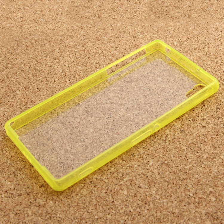 Transparent Plastic + TPU Frame Case for Sony Xperia Z2 / L50w