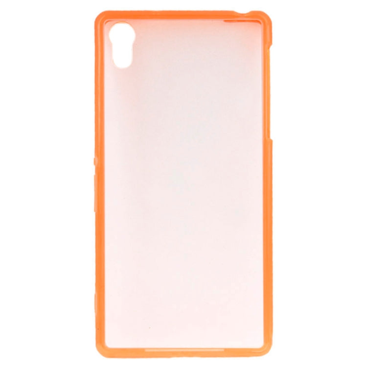 Transparent Plastic + TPU Frame Case for Sony Xperia Z2 / L50w