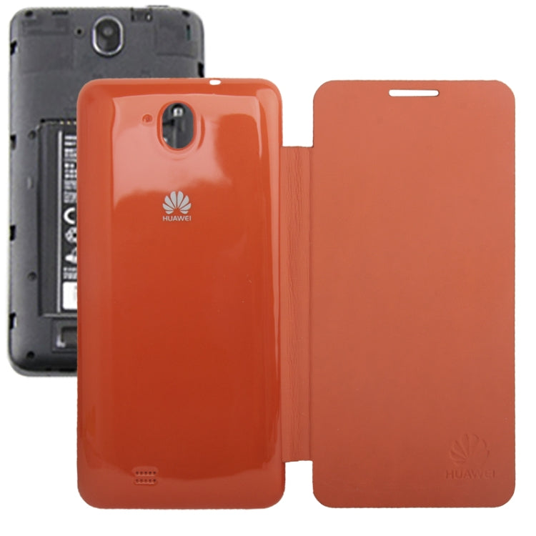 Horizontal Flip Back Cover /  Leather Case for Huawei G606