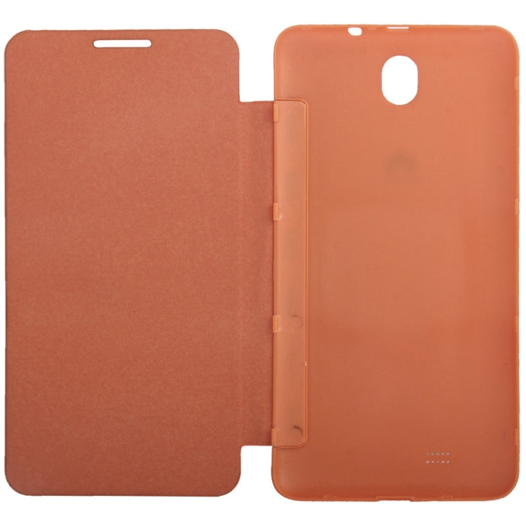 Horizontal Flip Back Cover /  Leather Case for Huawei G606