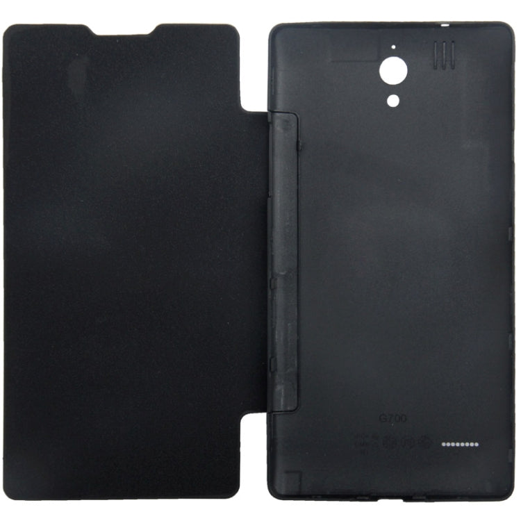 Horizontal Flip Back Cover /  Leather Case for Huawei G700