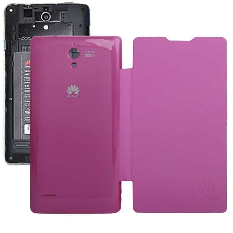 Horizontal Flip Back Cover /  Leather Case for Huawei G700