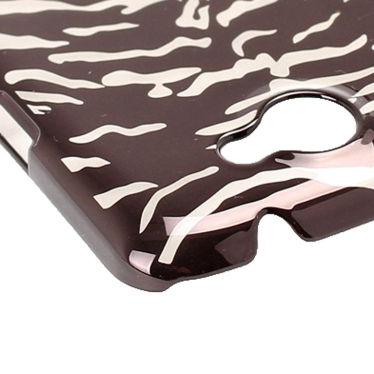 Anrut Zebra Stripe Pattern Plastic Case for HTC One X / S720e (Black)