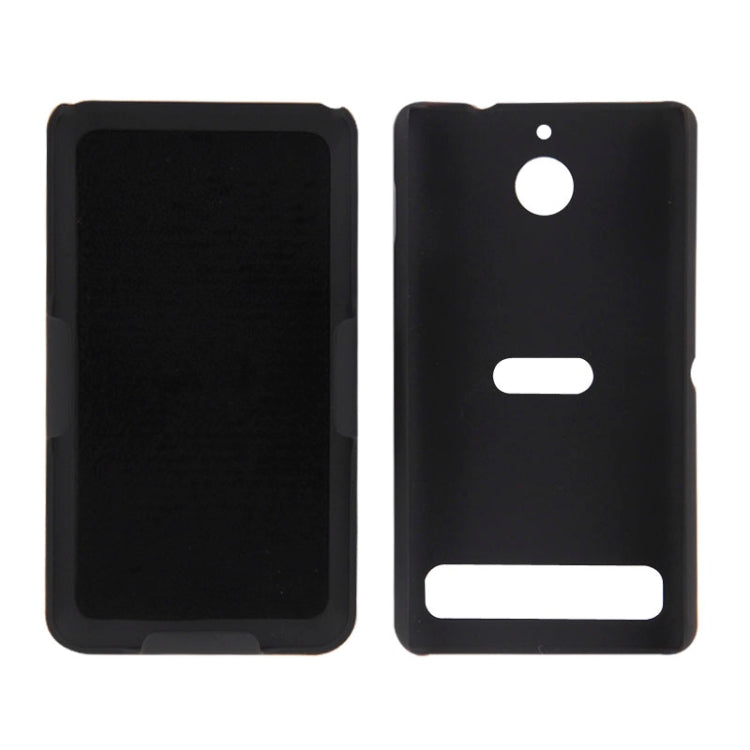 Plastic Case with 360 Degree Rotating Clip and Holder for Sony Xperia E1(Black)