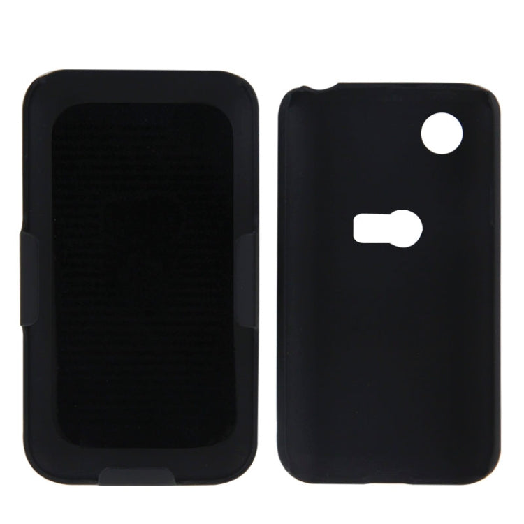 Plastic Case with 360 Degree Rotating Clip and Holder for LG L40 / D160(Black)
