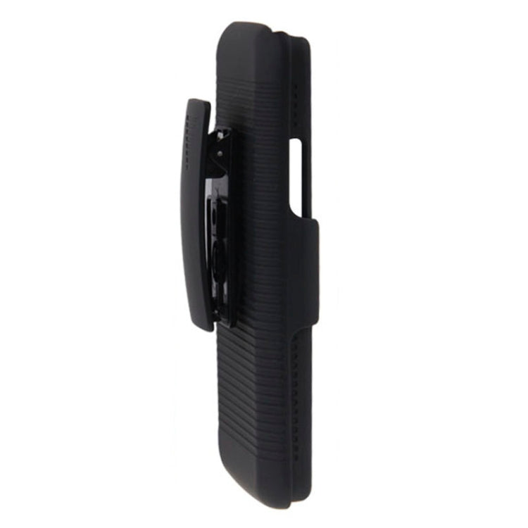 Plastic Case with 360 Degree Rotating Clip and Holder for LG L90 Dual D410(Black)