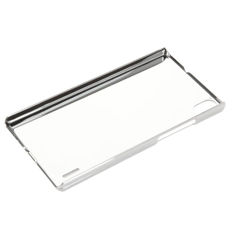 Bling Diamond Stars Encrusted Plating Skinning Plastic Case for Huawei Ascend P7