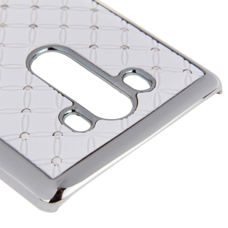 Bling Diamond Stars Encrusted Plating Skinning Plastic Case for LG G3 / D855