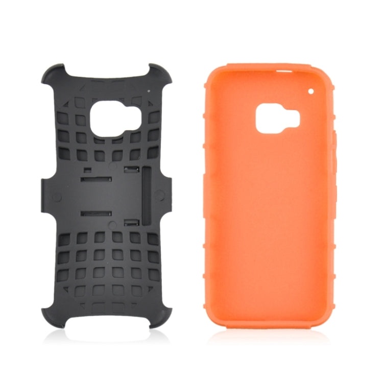 2 in 1 Tyre Texture Back Cover Protective Case with Holder for HTC One M9