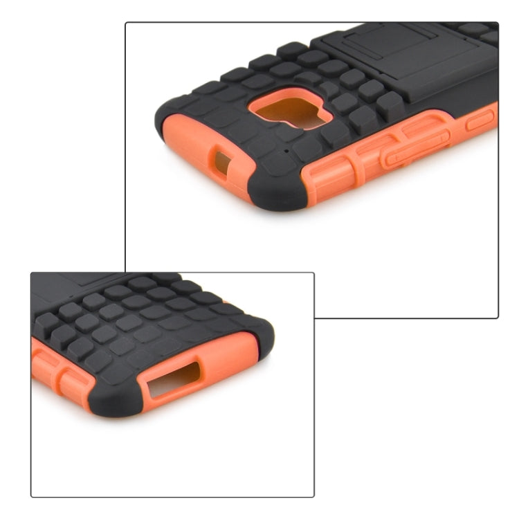 2 in 1 Tyre Texture Back Cover Protective Case with Holder for HTC One M9