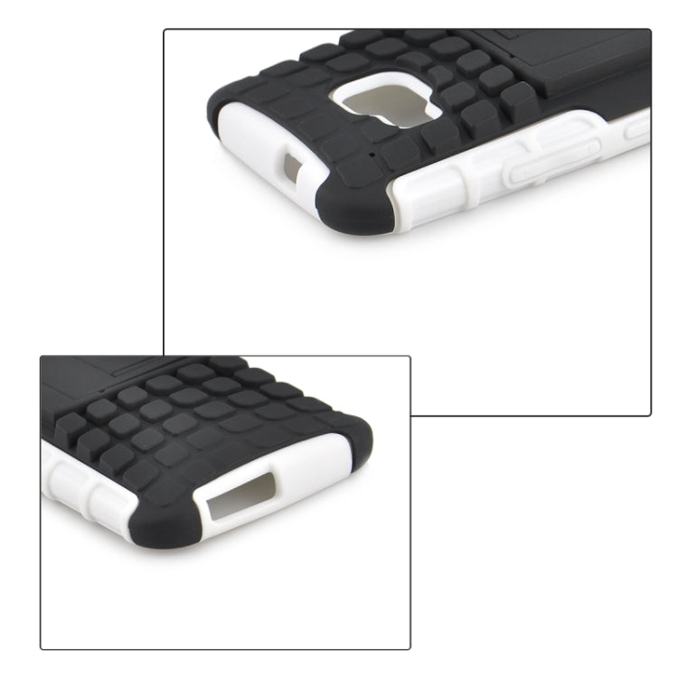 2 in 1 Tyre Texture Back Cover Protective Case with Holder for HTC One M9